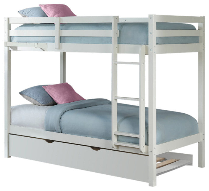 Hillsdale Caspian Twin Over Twin Bunk Bed With Trundle