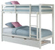 Hillsdale Caspian Twin Over Twin Bunk Bed With Trundle