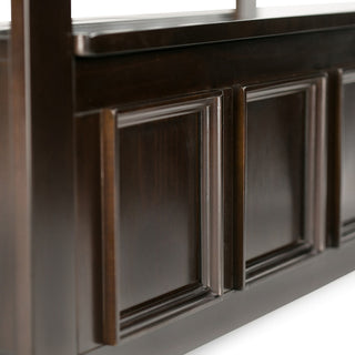 Amherst Entryway Storage Bench, Hickory Brown