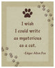 "Edgar Allen Poe: Mysterious" Digital Paper Print by BG.Studio, 22"x26"