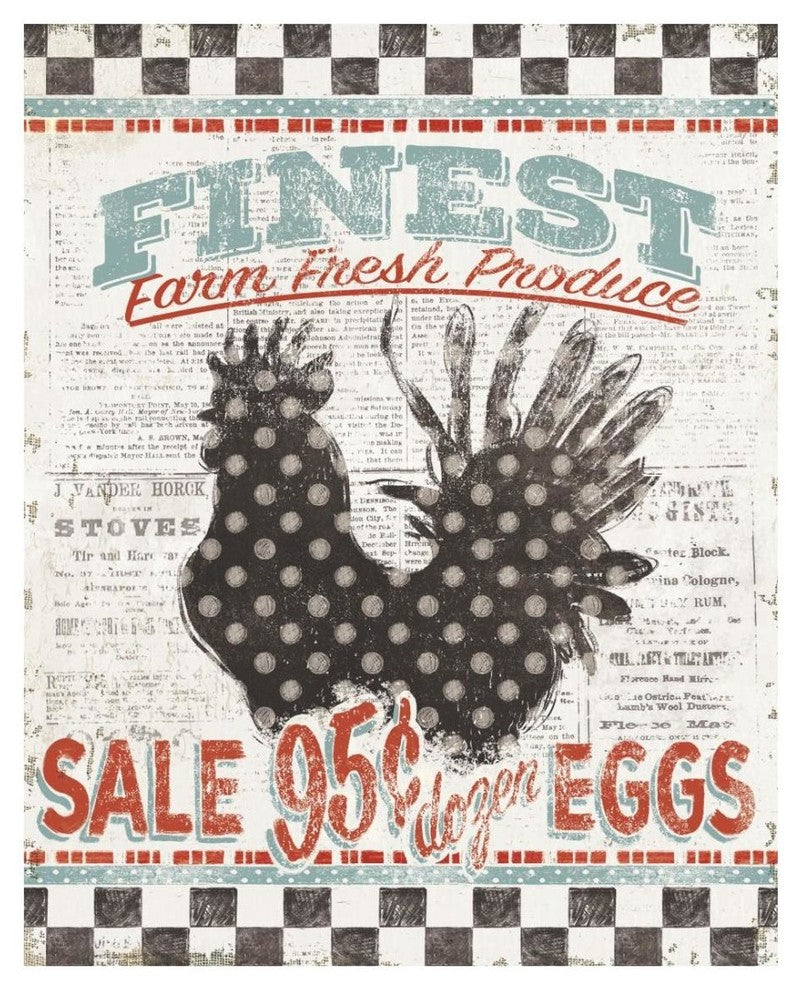 "Morning News VI" Digital Paper Print by Janelle Penner, 22"x26"
