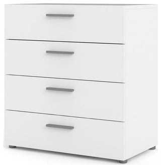 Austin 4 Drawer Chest, White