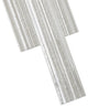 Voil LED Wall Sconce, Modern Silver Leaf, Clear, 27"