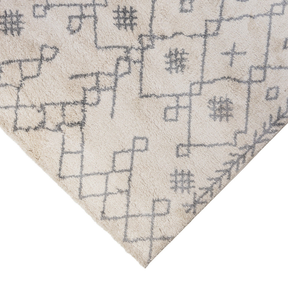 Aspen Emara Shag Polypropylene Area Rug, 2'2" X 10'