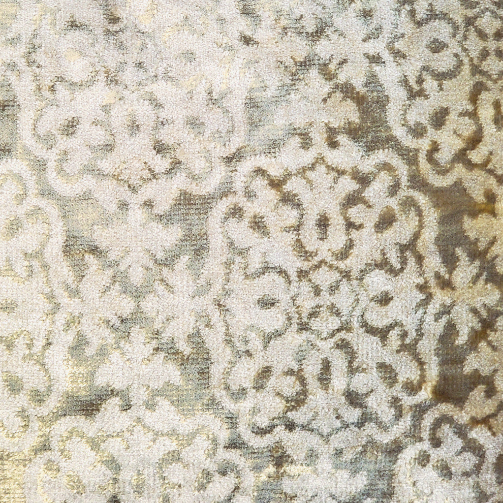 Artemis Canyon Beige Velvet Throw Pillow 12x20, with Polyfill Insert