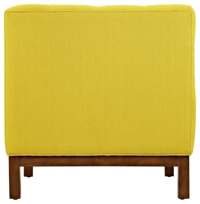 Modern Sunny Panache Living Room Set Upholstered Fabric, 2-Piece Set