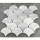 Solto White Marble Laguna on 12" x 12" Mesh Mosaic Tile (10 sqft per box)