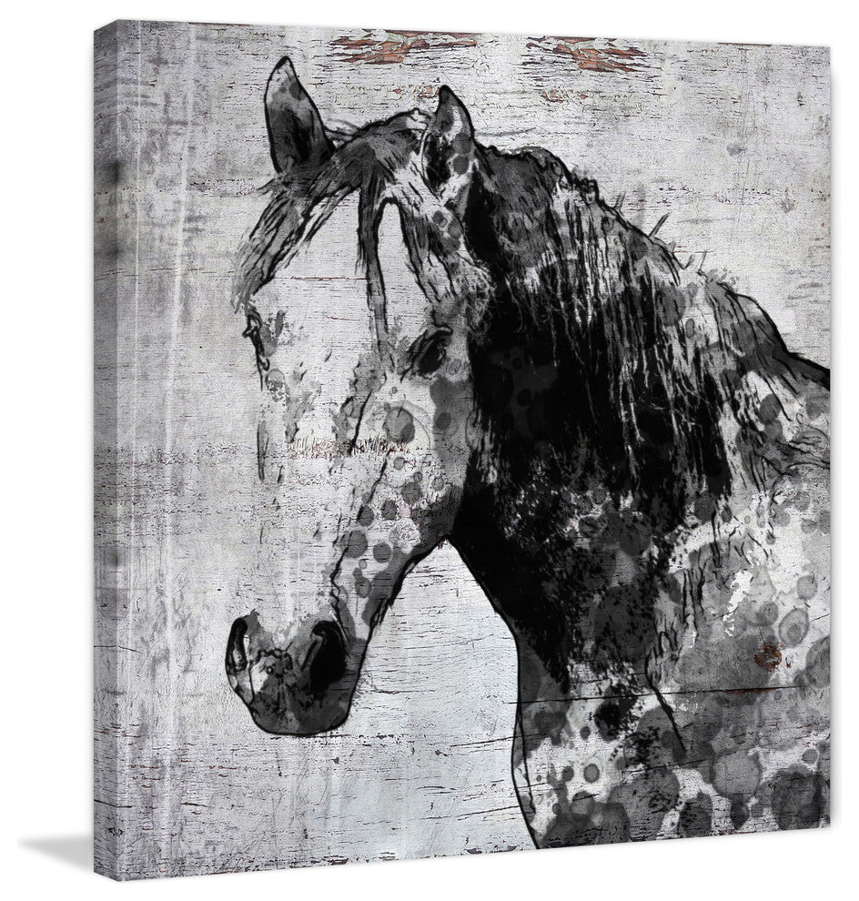 Marmont Hill, "California Horse" by Irena Orlov Painting Wrapped Canvas, 32x32