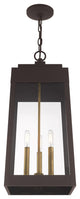 Transitional Outdoor Pendant Lantern, Bronze