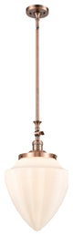 Innovations 206-AC-G661-12 Large 1 Light Mini Pendant, Antique Copper