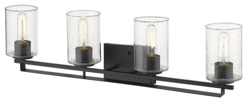 Orella 4-Light Matte Black Sconce