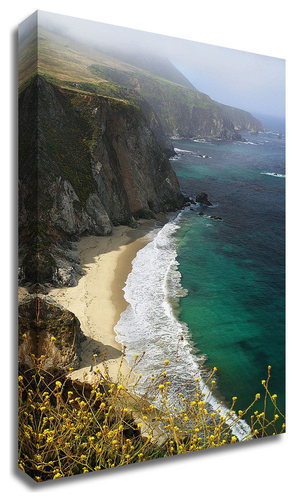Big Sur Coast by Winthrope Hiers, Print on Canvas, 16"x24"