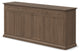 Braxton Brown Solid Wood With Antiqued Aged Brass Sideboard