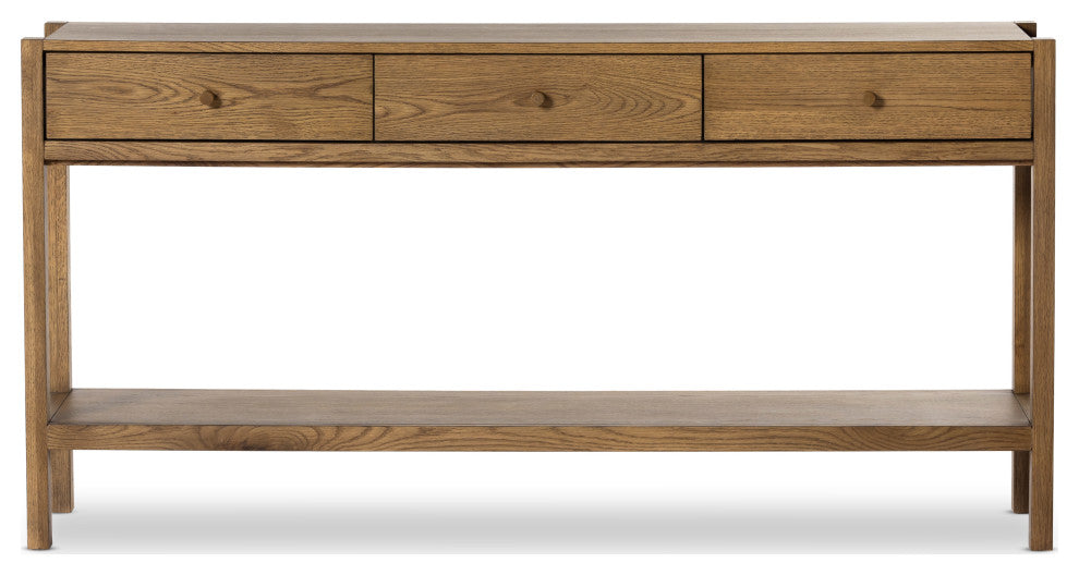 Meadow Console Table-Tawny Oak