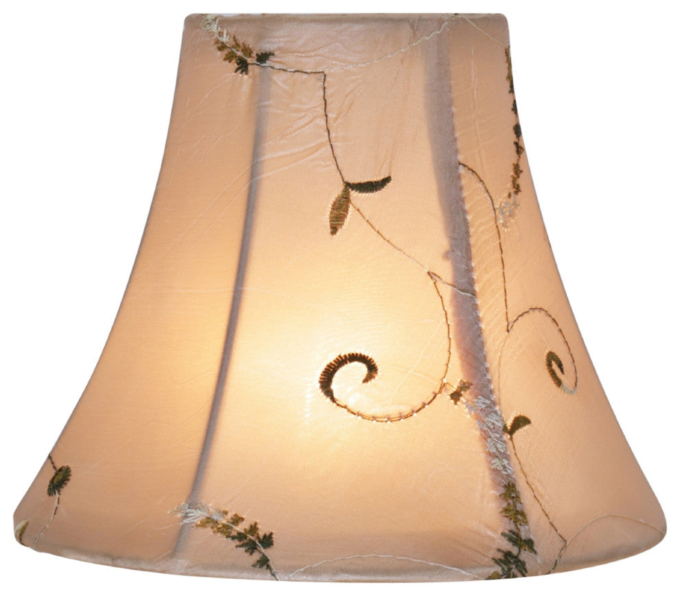 30009-5 Small Bell  Chandelier Clip On Lamp Shade Gold 3"x6"x5"