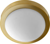 Quorum Home Collection Ceiling Mount in Aged Brass