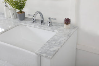 Home Living 22" Farmhouse White-Light Bathroom Vanity