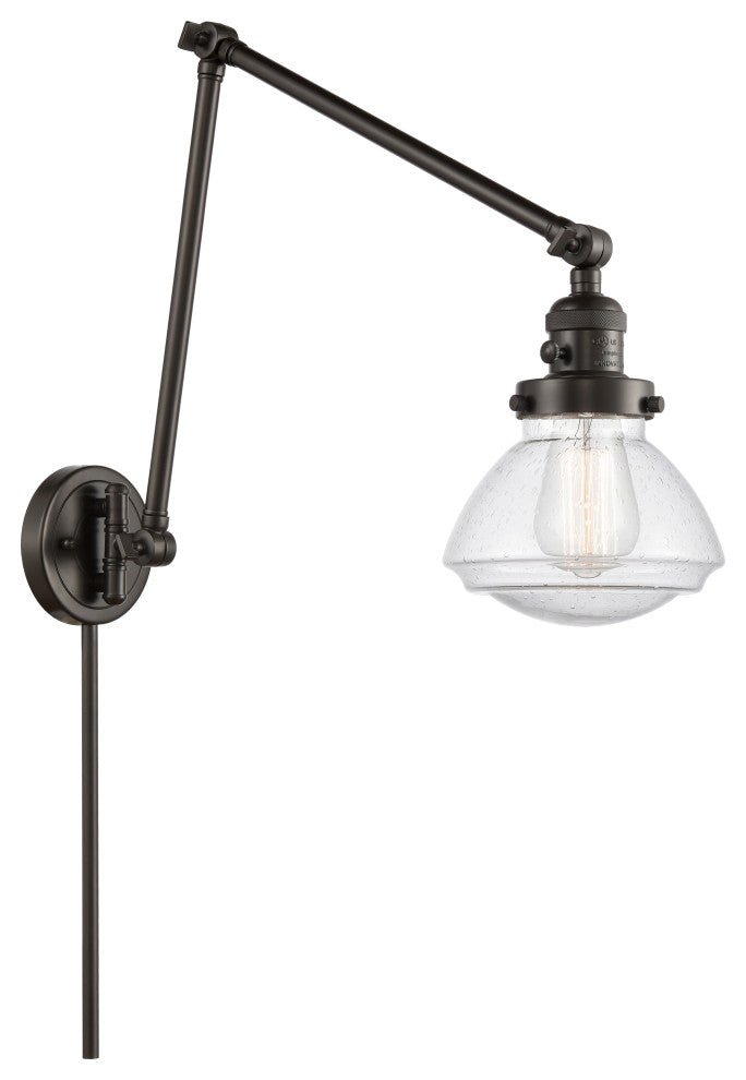 Olean 1-Light Swing Arm, Oil Rubbed Bronze, Seedy