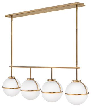 Hinkley Lighting 39675 Hollis 4 Light 42"W Linear Chandelier - Black