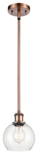 Innovations 516-1S-AC-G122-6 1-Light Mini Pendant, Antique Copper