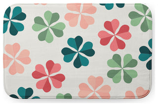 34" x 21" Lucky Patch Bathmat, Ocean Abyss Green