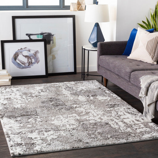 Surya Venice VNE-2308 5'3"x7'3" Rug, Gray/Ivory