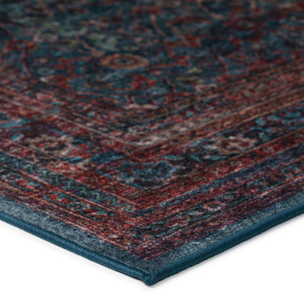 Jericho JC7 Navy 4' x 4' Round Rug