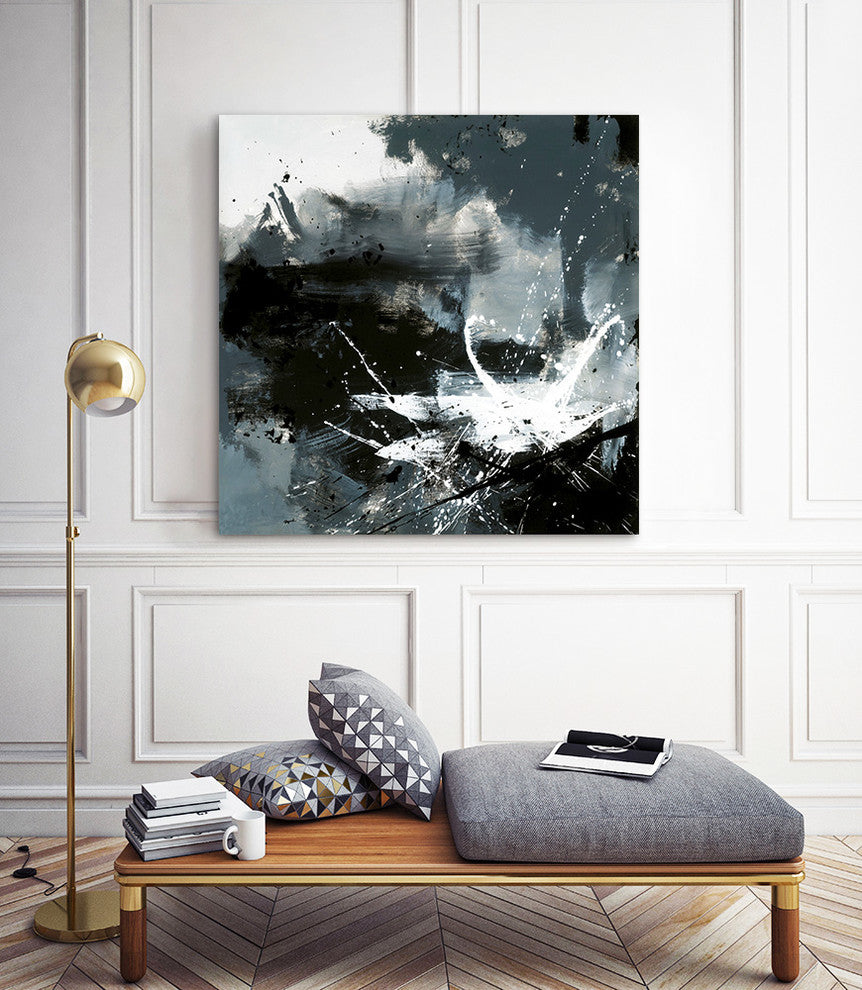 "Eclats" Museum Mounted Canvas Print, 30"x30"