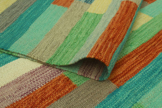 Winchester Kilim Kabir Rust/Beige Runner, 2'8x12'10