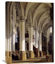 "A Church Interior" Stretched Canvas Giclee by Heinrich Hansen, 23"x30"
