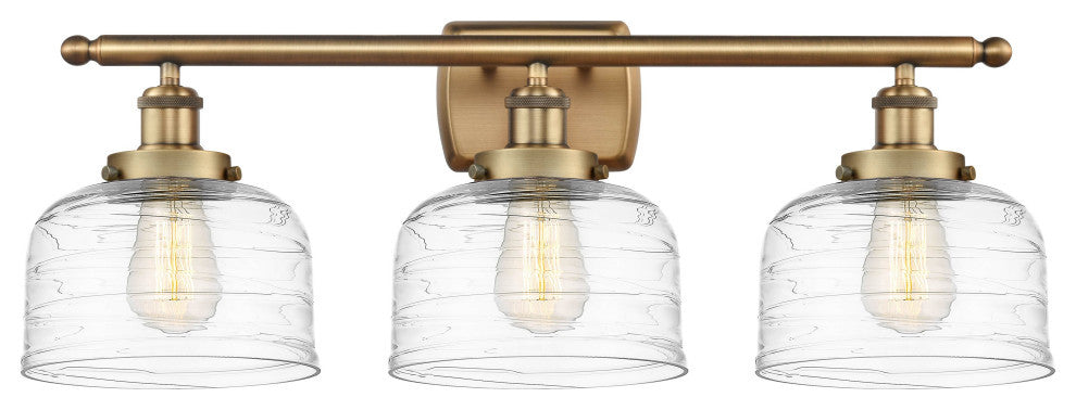 Innovations 916-3W-BB-G713-LED 3-Light Bath Vanity Light, Brushed Brass