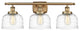 Innovations 916-3W-BB-G713-LED 3-Light Bath Vanity Light, Brushed Brass