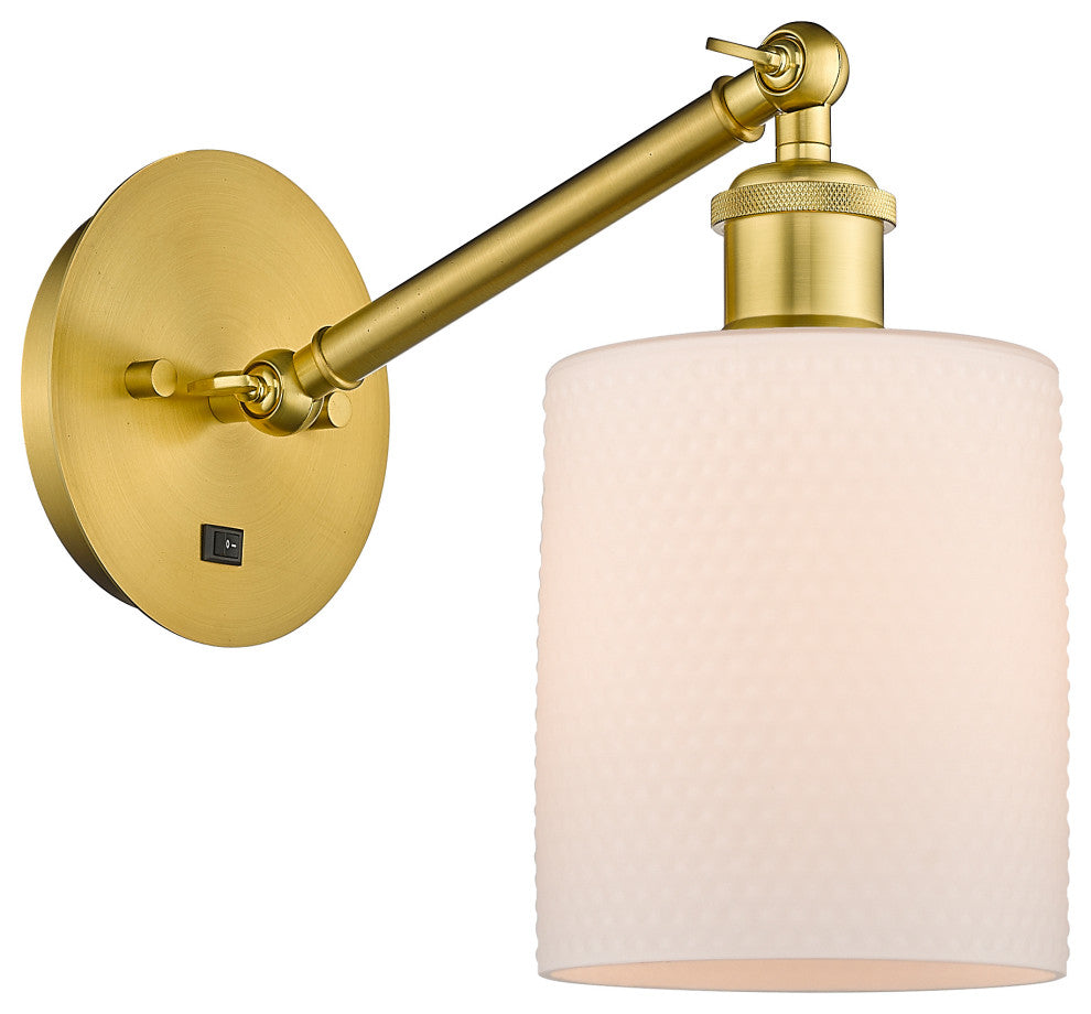 Innovations 317-1W-SG-G111-LED 1-Light Sconce, Satin Gold