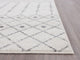 Abani Casa CAS100A Moroccan Trellis Ivory Grey Soft Area Rug