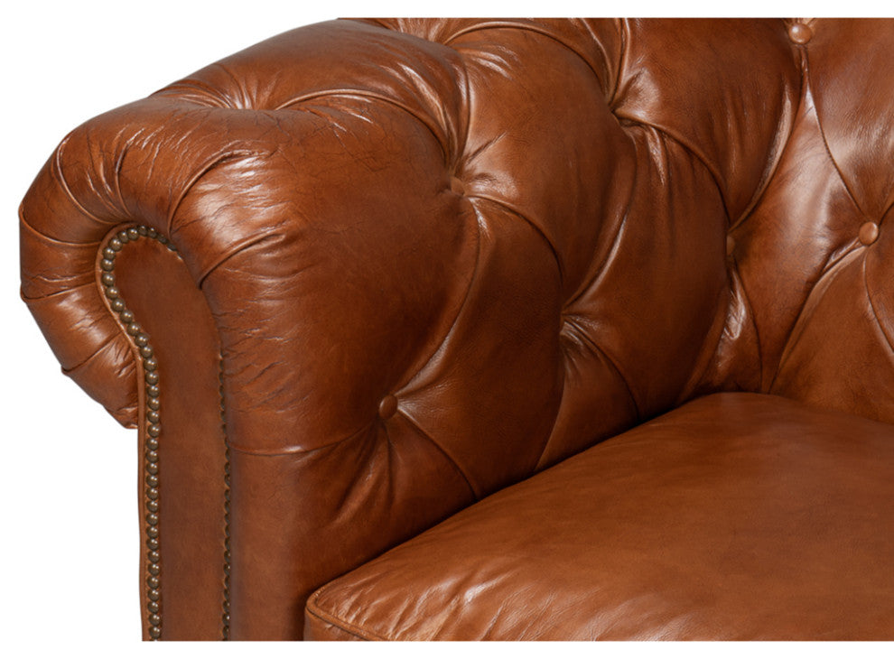 Vintage Style Classic Chesterfield Sofa