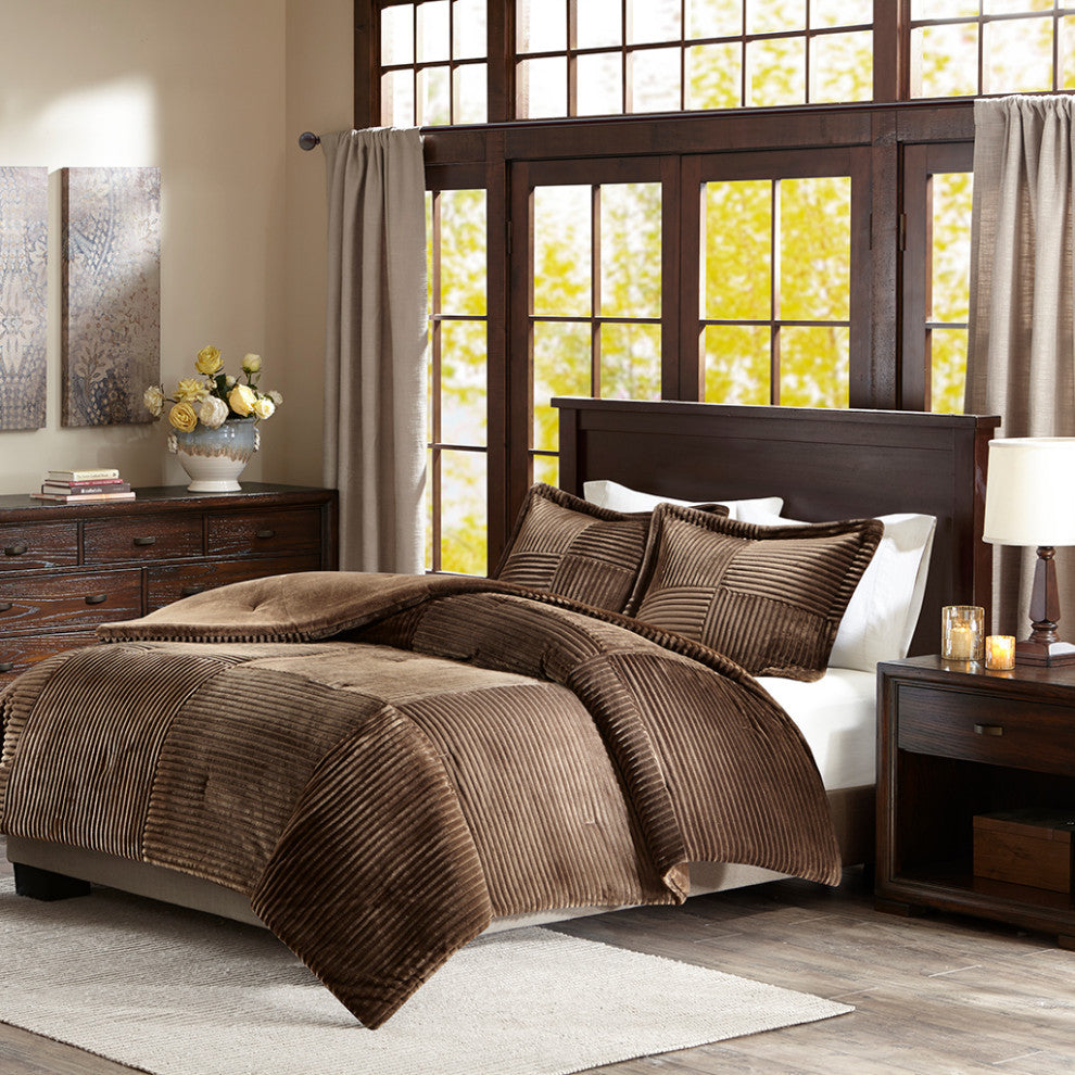 Madison Park Parker Plush Down Alternative Comforter Set