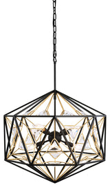 Marcia 8-Lt Orb Pendant - MB/FG