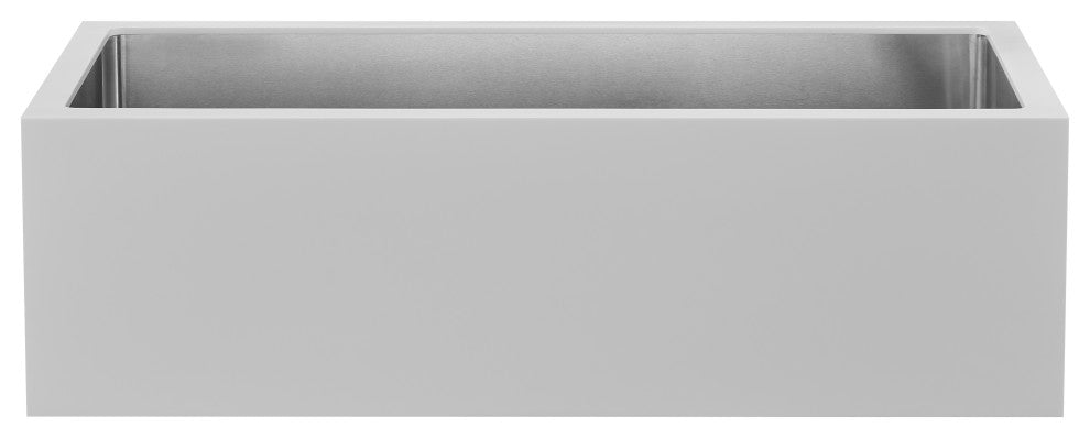 Single Bowl Farmhouse Stainless Sink, 36"