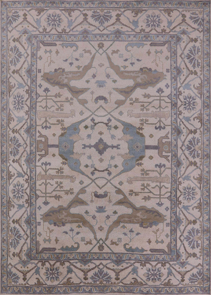 Ahgly Company Indoor Rectangle Mid-Century Modern Area Rugs, 8' x 10'