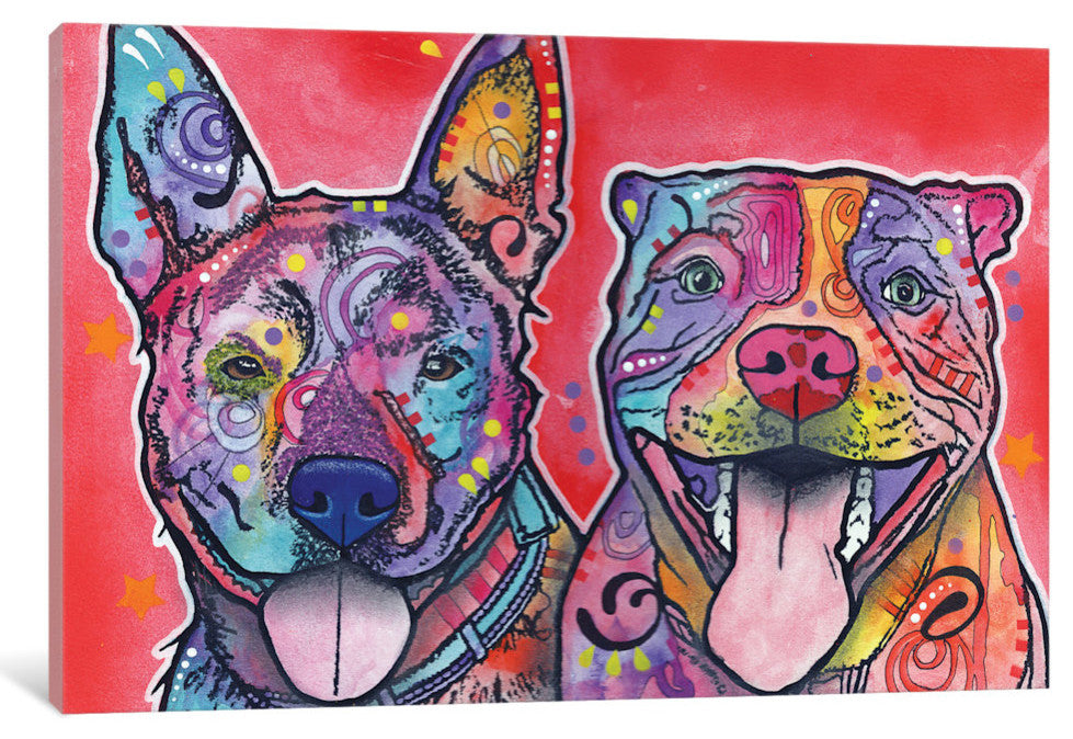 "Latte & Hijiki" by Dean Russo, Canvas Print, 40"x26"