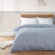 Organic Cotton Duvet Cover, Light Blue, Queen, 88"x92"