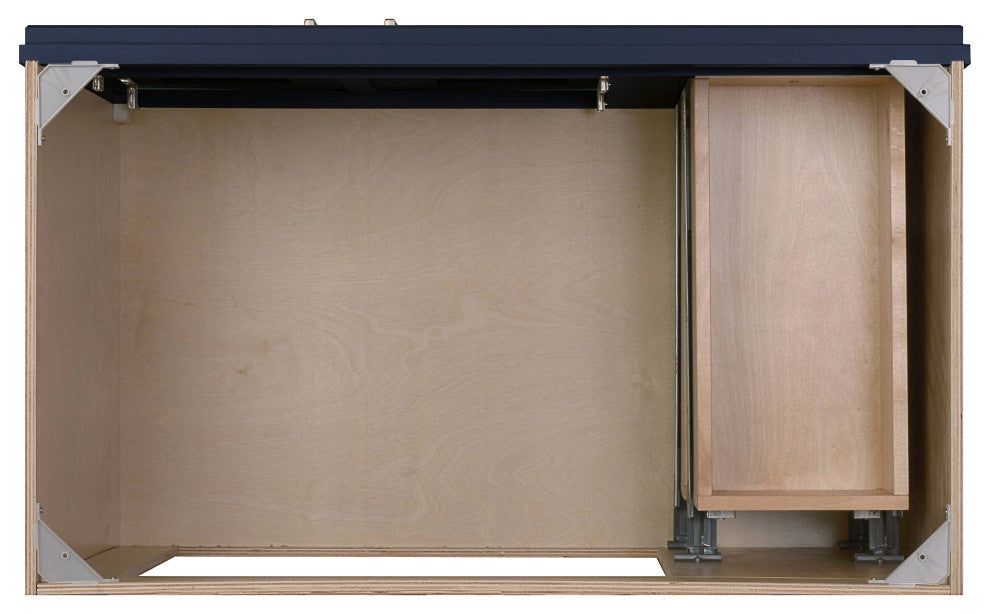 Blue Topaz 36" 2 Door 2 Drawer Left Vanity