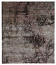 Watervale A Hand Knotted Tibetan Rug, 6' Square