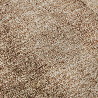 Premium Machine Washable Mayfield AMF690 Brown 8' x 8' Round Rug