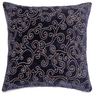 Blue My Mind Darling 19" Square Pillow, Set of 2, Navy