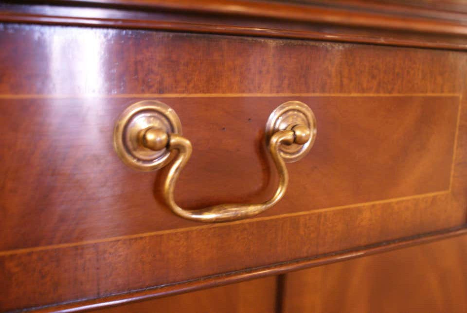 Large Six Door Breakfront China Cabinet by Leighton Hall