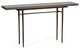 Wick 60" Console Table, Bronze Finish, Maple Espresso Accents