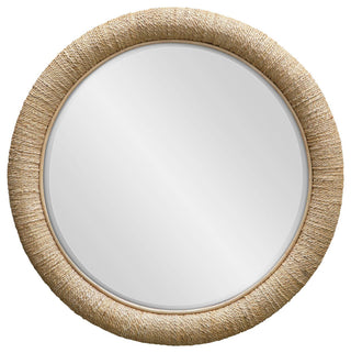 Uttermost 08169 Mariner 38-1/2" W x 5" H Circular Framed Bathroom - Natural