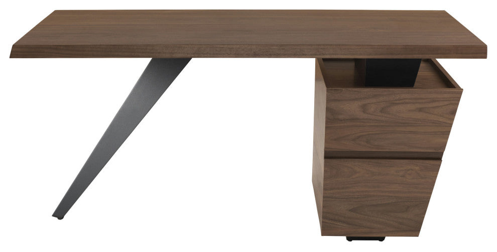Styx Walnut Wood Desk