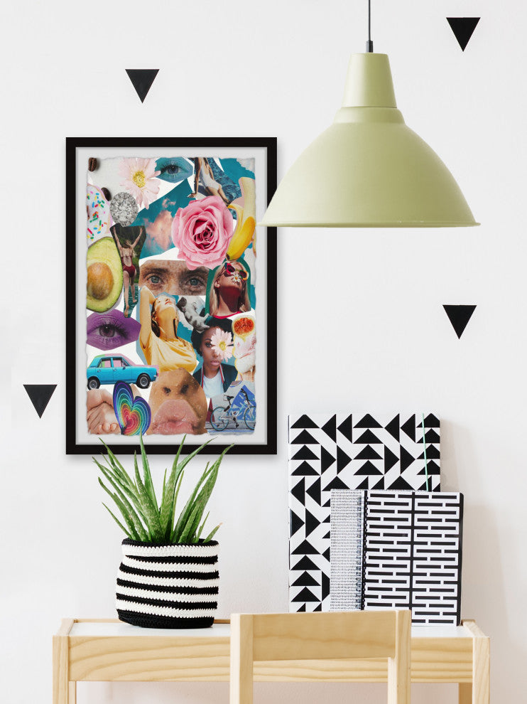 "I Need a Vacation" Framed Painting Print, 20x30